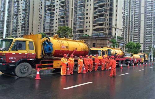 大成镇市政管道清淤